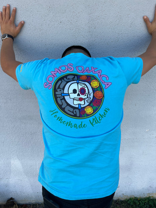Somos Oaxaca T-Shirt Cyan